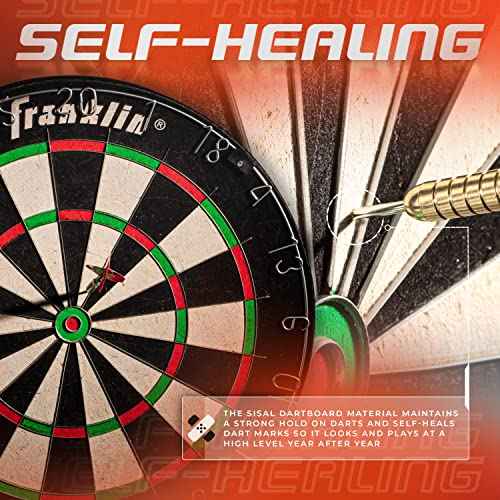 Franklin Sports Professional Dartboard - 18" Regulation Size