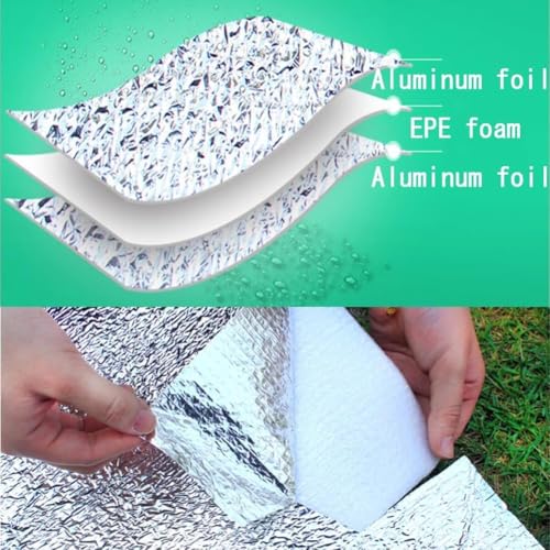 Insulated Camping Sleeping Pad 78 x 39 Inch Thermal Tent Mat Waterproof