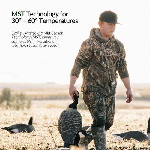 Drake Waterfowl MST Jean Cut 2.0 Under Wader Pants, Waterproof, Adjustable Waist, Zipper Pockets, Hunting Gear for Men