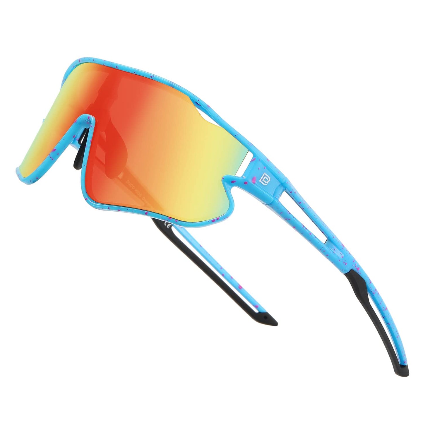 DUCO Kids Youth Baseball Sunglasses for Boys Girls Age 8-16 Polarized UV400 Protection Sports Cycling Glasses DK268
