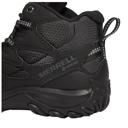 Merrell J500203 Mens Boots West Rim Sport Mid GTX Black/Black US Size 10