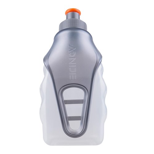 Azarxis BPA Free Water Bottles Flask Leakproof 250ml with Clip for Running Hydration Belt Waist Packs for Triathlon Marathon Hiking Cycling Climbing Runner (250ml/8.5oz with Clip)