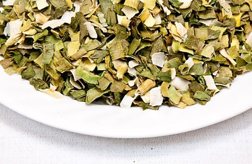 Dried Leek Rings in Quart Jar - Natural, Non-GMO, Gluten-Free Vegetable Snack