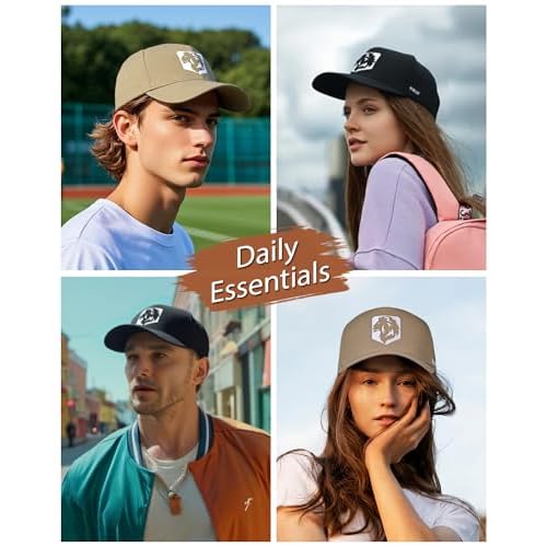 Unisex Lion Embroidery Fashion Baseball Cap with Adjustable Structure Cotton Cap Black
