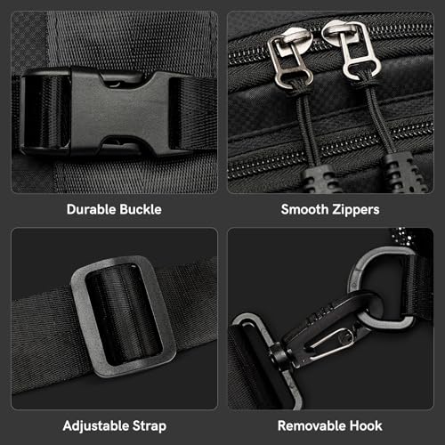 VGOAL Crossbody Bag Sling Bag for Men Sling Backpack Mini Backpack Daypack Crossbody for Travel Sport Running Hiking (KT0614W-G)