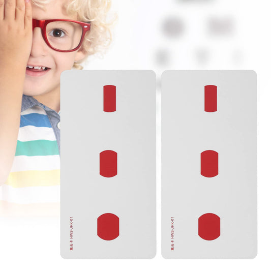 2pcs Strabismus Correction Cards, Amblyopia Training Cards
