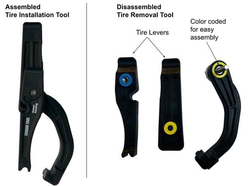 Talon Road Bicycle Tire Levers | Professional Tire Remover AND Installer | Bike Tyre levers | Road Bike Tires