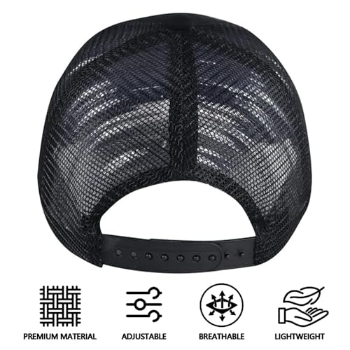 Hats for Men,Baseball Cap Gifts for Dad/Husband/Grandpa,mesh Back Trucker hatsfor Outdoor Fishing,Hunting,Hiking