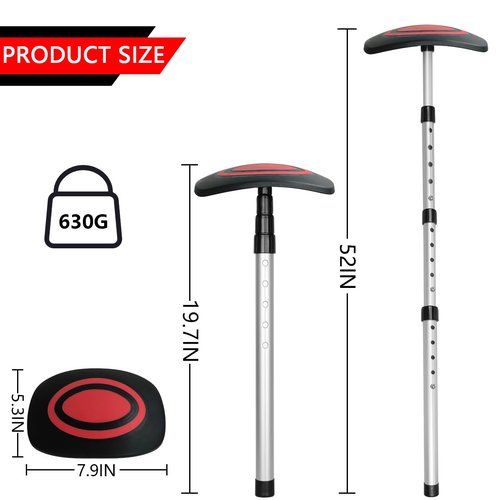 LOVACE Golf Travel Bag Support System, Golf Club Travel Protection Kit (Red)