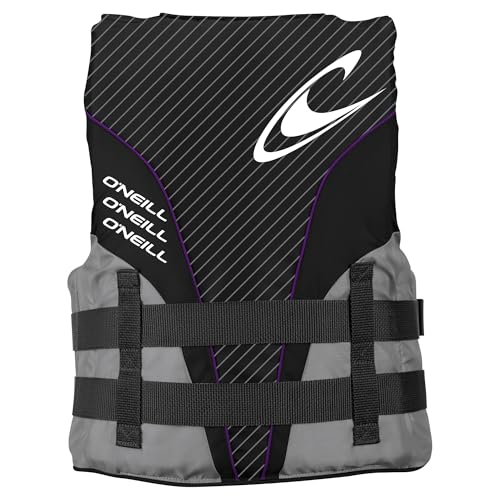 Women’s USCG Approved SuperLite Life Vest - Black/Smoke/Black, Medium