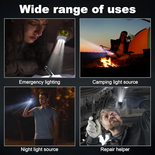 30 Pcs Hand Crank Flashlight Set Multi-Color Portable Emergency LED Torch