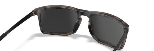 Wiley X WX Axe Sunglasses Safety Glasses for Men Shatterproof UV Eye Protection for Combat, Shooting Captivate Polarized Black Mirror Lenses Matte Tortoise Brown Frames