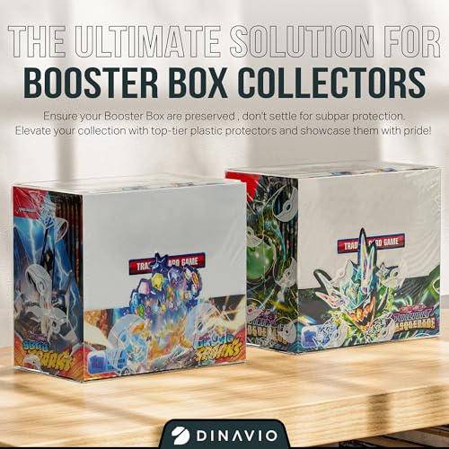 Plastic PKMN Booster Box Protectors 0.5mm Thick - 10 Pack (Variation: 10 Pack)