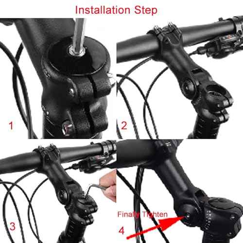 COTOUXKER Bike Stem Riser, Bicycle Handlebar Risers Extender for 28.6mm Fork Stem Increase Height