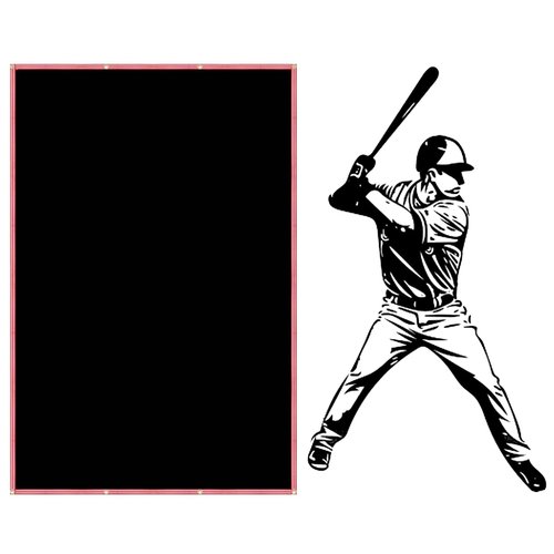 Sharellon 4'x6' Baseball/Softball Backstop - Silver Reflective Vinyl Target | Batting Cage & Pitcher Training Aid | Durable Backdrop for Baseball Players