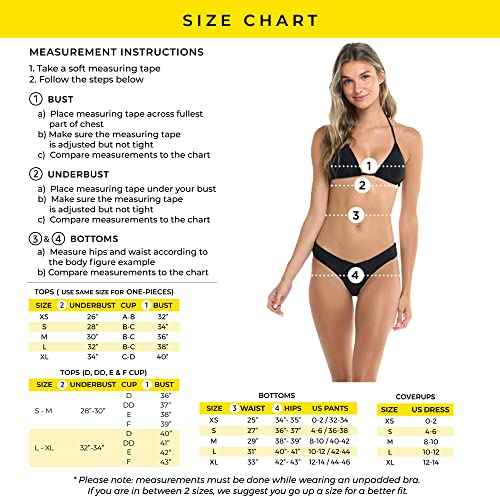 Body Glove Women's Standard Woodstock High Rise Bikini Bottom Swimsuit