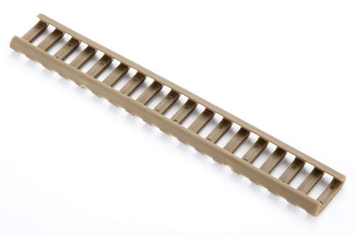 8 Pack Picatinny Rail Polymer Rail Accessory for Easy Installation Dark Earth
