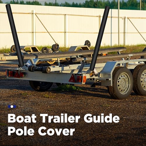 59 Inch Boat Trailer Guide Pole Cover Neoprene Protective Cover - Pair
