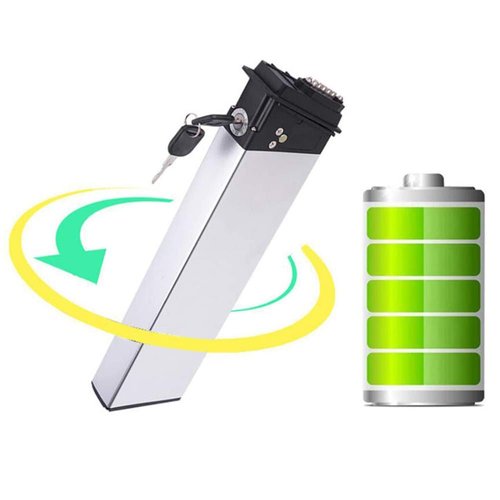 SDTYYP Ebike Battery 48V 10.4Ah/12.8Ah/14Ah Folding Built-in Electric Bicycle Lithium Battery for 1200W 1000W 800W 750W 500W 350W Bike Motor with Charger and BMS (48V 10.4Ah)