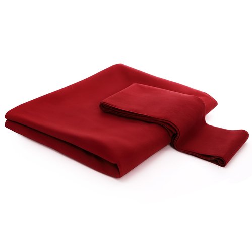 TOPZEA Billiard Cloth 8FT, Pre-Cut Pool Table Felt Replacement Kit with 6 Rail Cloth Strips for 8 Foot Tables, Billiards & Snooker Table Accessories, Indoor Sport Game, Red