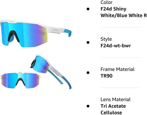 ER00 Eazyrun Polarized Small baseball Sunglasses for Youth kids Women, Cycling Running MTB Softball Padel Beach Volleyball Sports F24