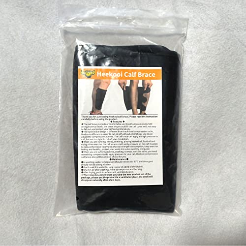 X-Large Calf Brace Shin Splint Compression Sleeve Support for Swelling & Injury