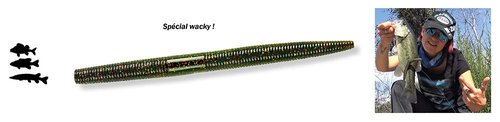 Yum Lures YDG504 Dinger Fishing Bait, June Bug, 5"