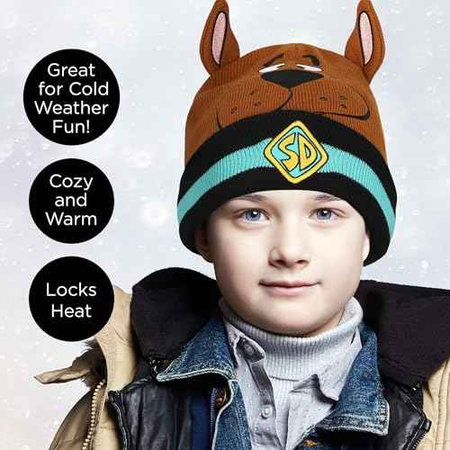 Cute Knit Warm Beanie hat for Kids and Adults, Winter Hats for Men, Women, Teens, Girls and Boys, Cuffed Beanies