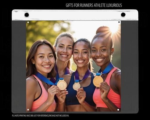 Lapetale Fashion Clear Bib Boards Sleeves Protector for Runners,Race Bib Vinyl Holder 20 Pack,Race Bib Display Vinyl Protector Sheets, Marathon Running Bib Sheet Protector