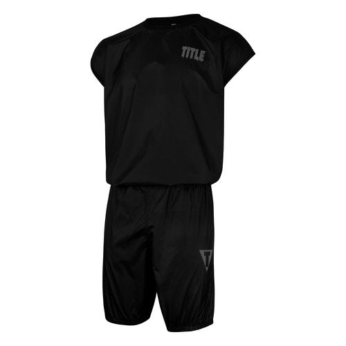 Title Boxing Transcend Pro Nylon Sauna Suit (Black, X-Large)