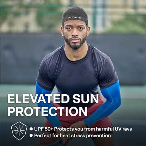 COLD FACTOR Instant Cooling Skull Cap & Helmet Liner 2 Pack | UPF 50+, Lite Chemical-Free Evaporative Cooling, Lasts 2+ Hours