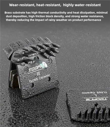 Bike Disc Brake Ceramic Pads Compatible with Shimano and SRAM Models