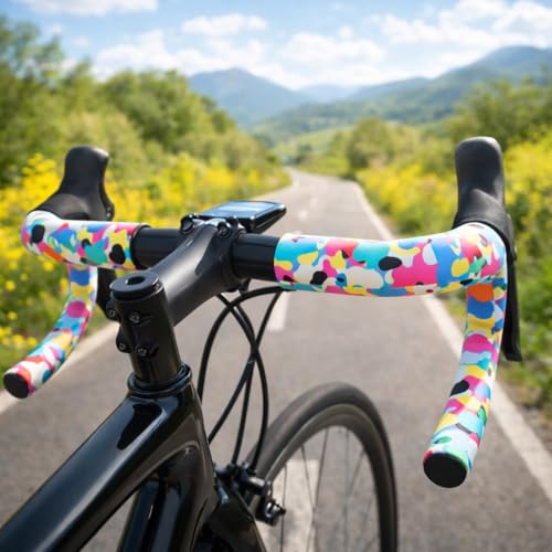 Shock Absorbing Bicycle Handlebar Tape for Road Cycling Comfort