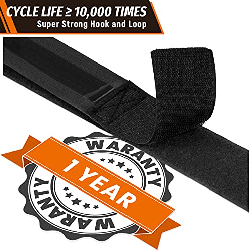 Bike Rack Straps Bicycle Wheel Stabilizer with Gel Grip for Transport