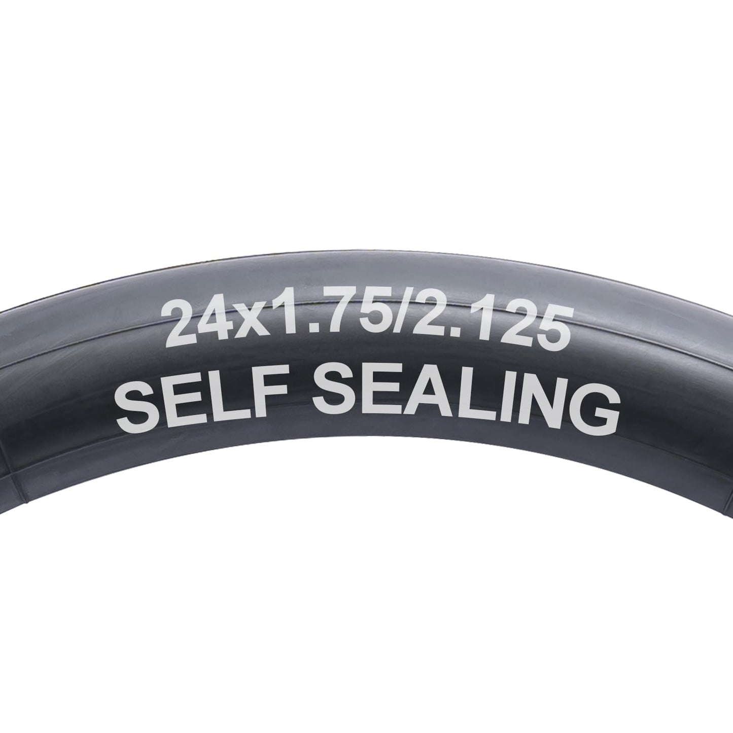 2-Pcs 24" Bike Tubes 24 x 1.75/2.125 AV32MM Schrader Valve Super Automatic Repair, Self-Sealing, Puncture Resistant Compatible with 24x1.75/1.95/2.0/2.10/2.125 Bike Bicycle Tire Tubes