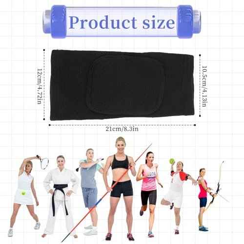 1 Pair Tandem Volleyball Elbow Pads, Arm Brace Pads Elbow Protector Strap Support Fitness Arm Protector Compression Breathable with Padded for Men and Women (Black, S, Suitable weight:110-176lb)