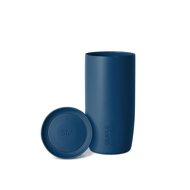 Simple Modern 16oz Ceramic-Lined Travel Mug with 360° Push-Button Lid - Slumberland