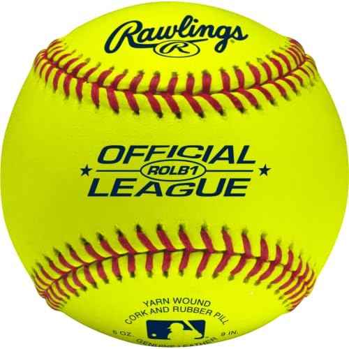 Rawlings | Official League Practice Baseballs | Optic Yellow | Multiple Count Options