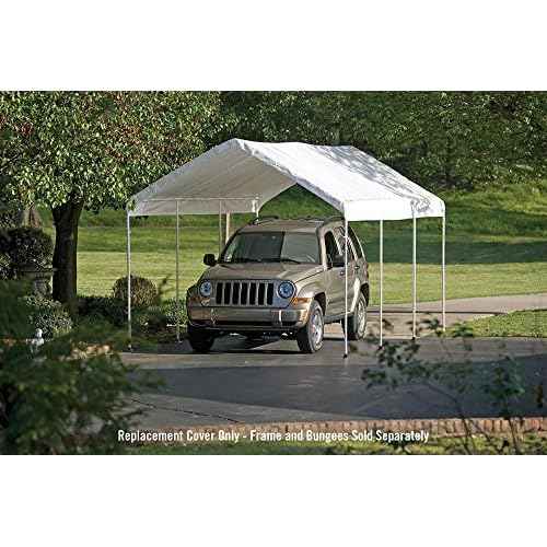 ShelterLogic SuperMax All Purpose Outdoor 10 x 20-Feet Canopy Replacement Cover for 2-Inch Frame Canopies (Cover Only, Frame Not Included)