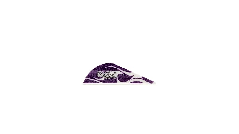 Bohning Blazer Vane 2" Purple Flame - Vane for Archery