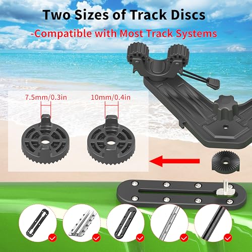 Kayak Paddle Clip Mounting Accessories - Pack of 2