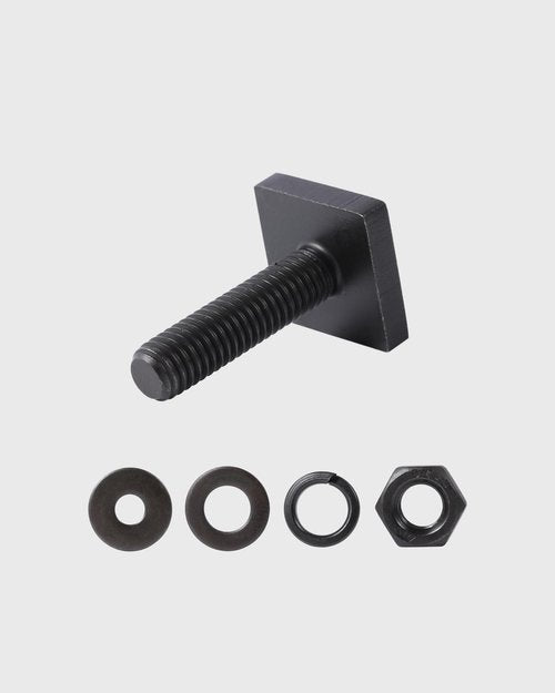 T Slot Bolts for Thule, Yakima Roof Rack Cross Bars, Platform, Cargo Basket, Stainless Square T Track Bolt Adapter to Secure Bike/Ski/Kayak Rack, Solar Panel, Awning, 4mm Thick