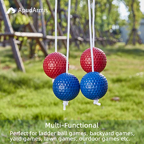 Ladder Toss Replacement Balls - Set of 6, Durable Golf Bolas for Outdoor Game