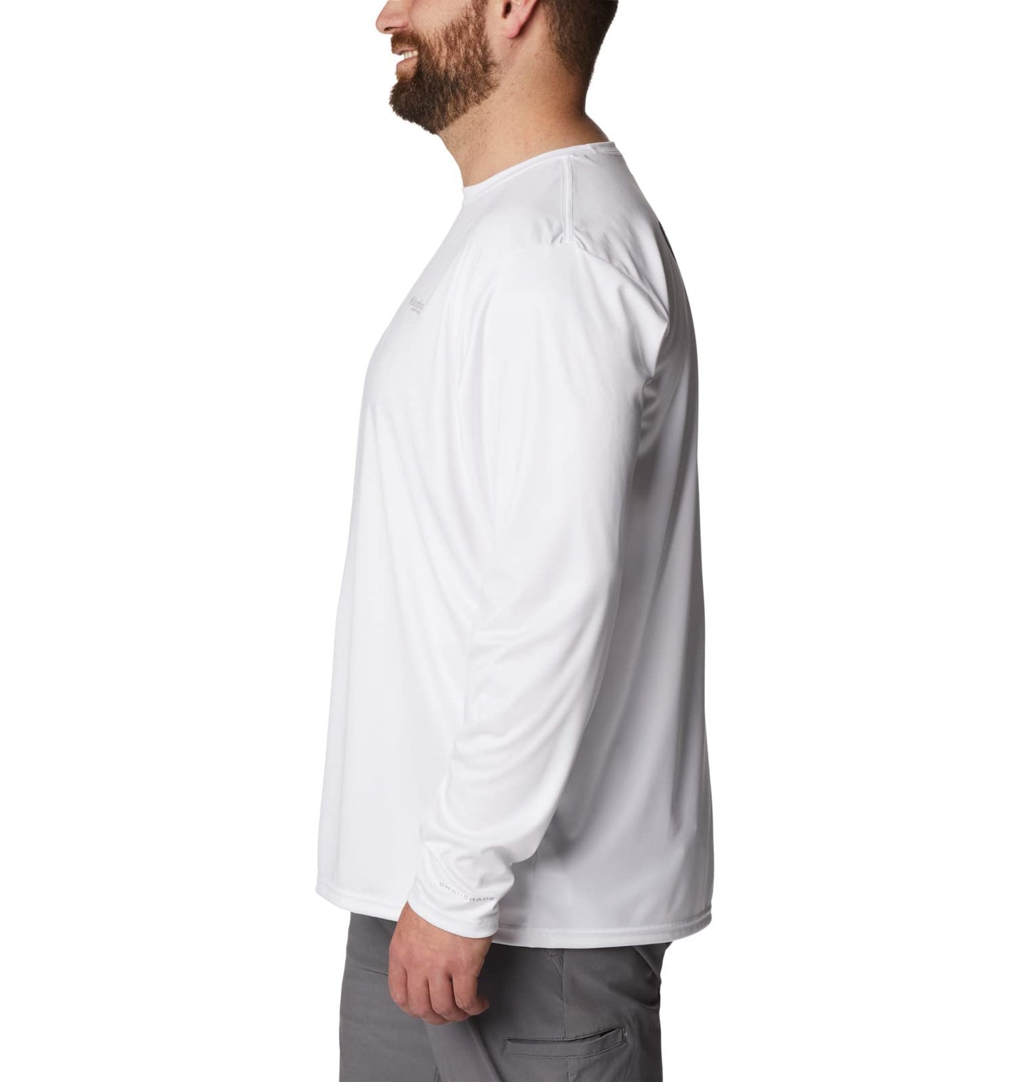 Columbia Men's Terminal Tackle PFG State Triangle Long Sleeve, Moisture Wicking, Uv Sun Protection