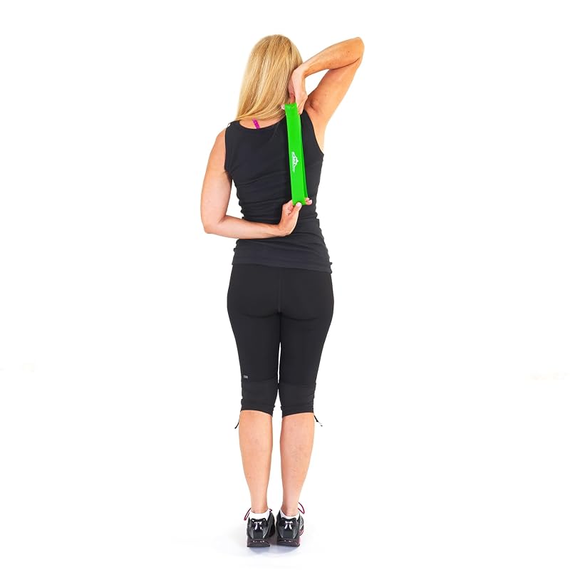 9-Inch Resistance Exercise Bands Set of 5 with Carrying Case – Loop Resistance Bands