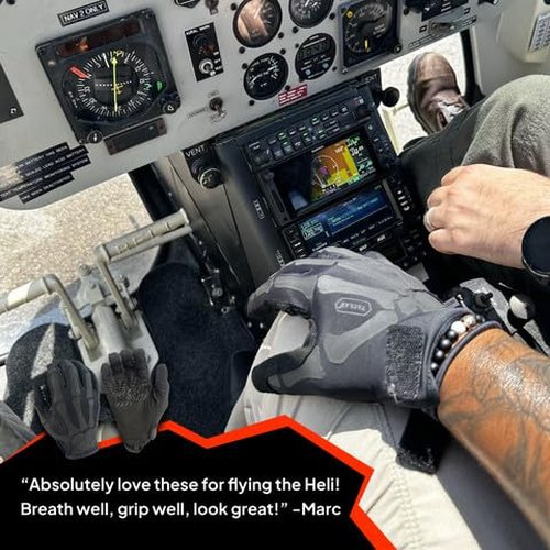 TACLAB Reaper Skeleton Gloves - Thin and Lightweight for Summer, Airsoft, Paintball, Cycling, Motorcycle, Multipurpose (Dark, L)