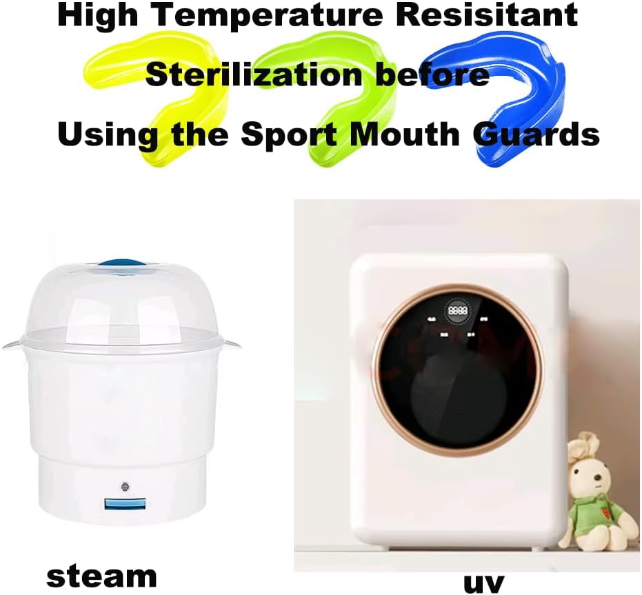12 Pcs Sport Mouth Guards Mouth Protection Athletic Mouth Guard for Hockey Football Boxing Lacrosse Basketball (Multiple Color)