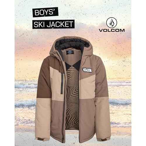 Volcom Boys Winter Jacket - Snow and Wind Resistant Insulated Ski Parka Coat Ski Jacket - Warm Lightweight Jackets for Boys