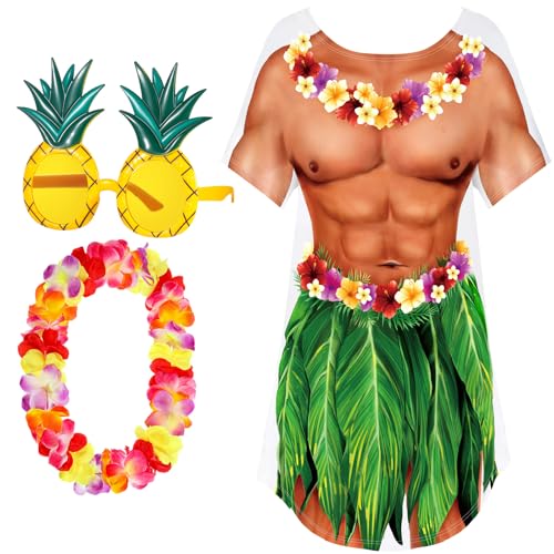 Hawaiian Bikini Cover Up Shirt for Women Summer Swimsuit