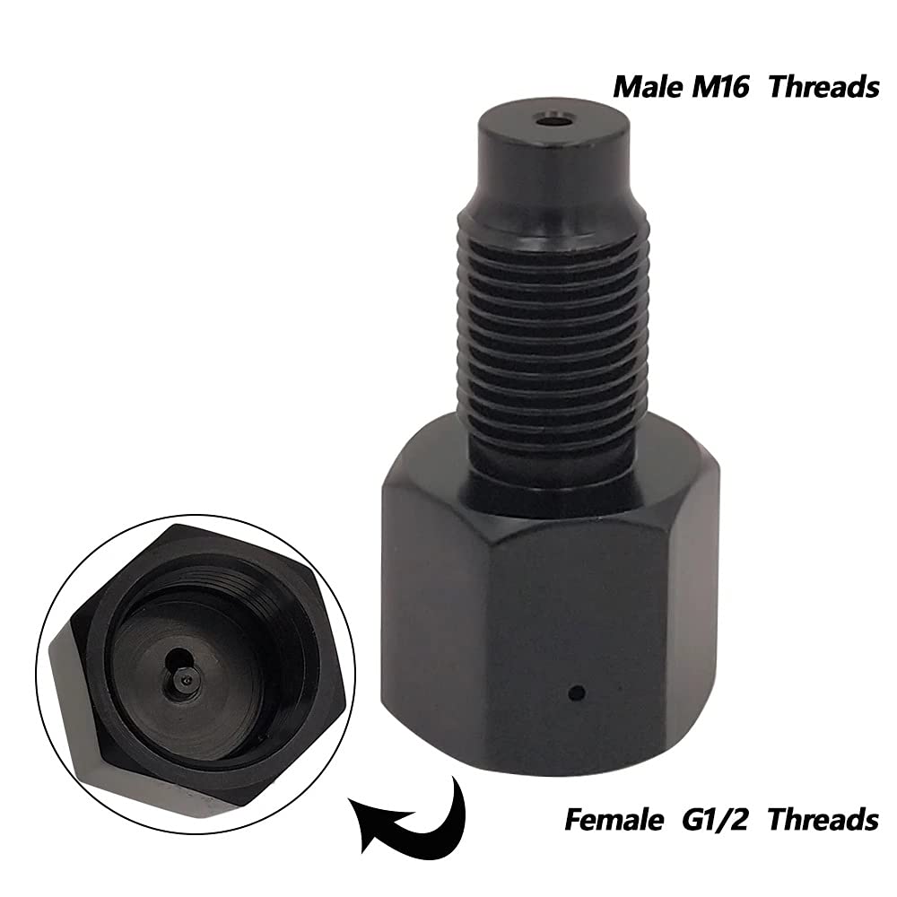 Genrics Paintball PCP CO2 Tank to 88g Cartridge Capsule Threaded Adapter